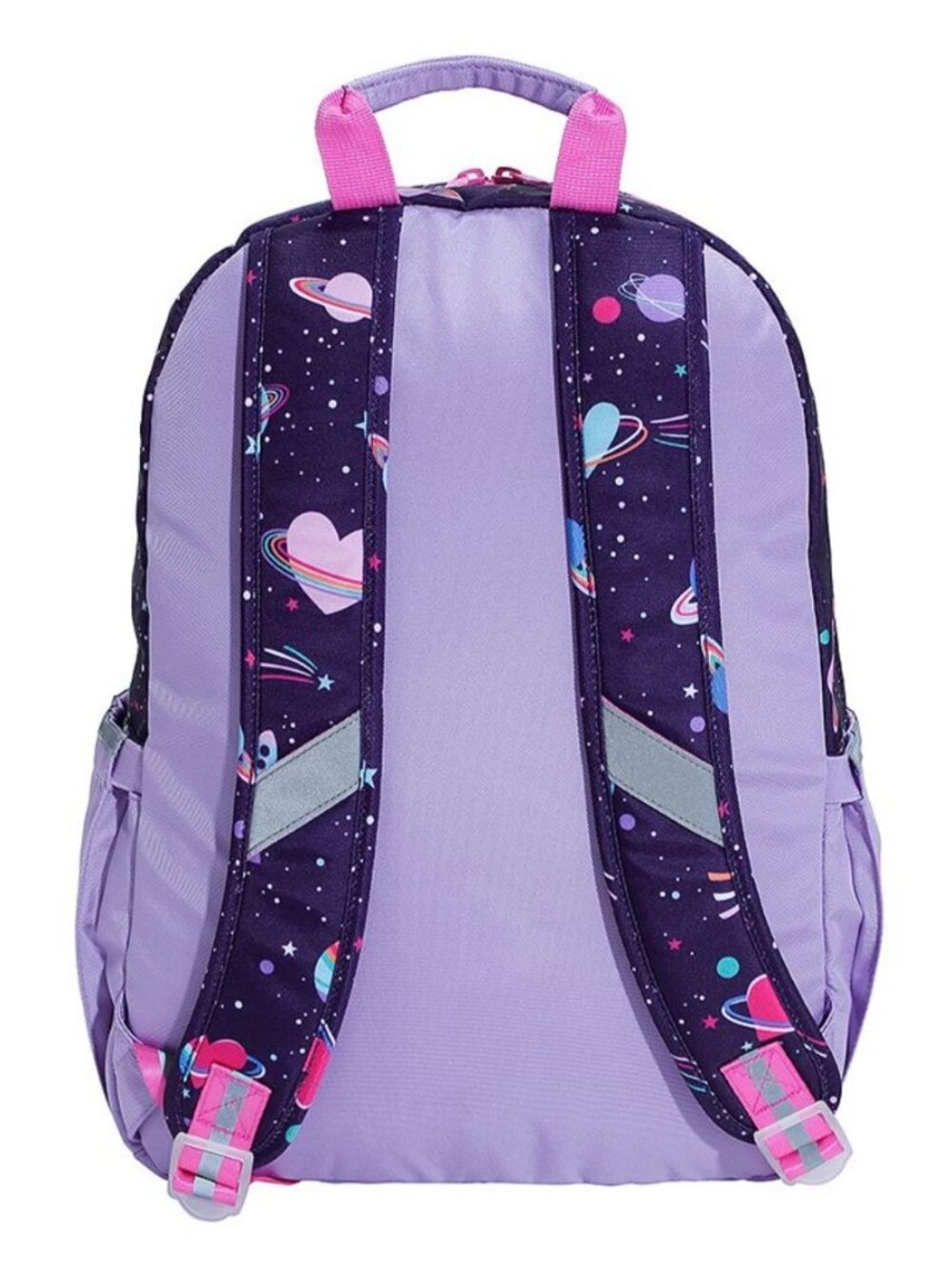 Pottery Barn Kids Astor Large Backpack Rainbow Heart Galaxy - New! - Picture 8 of 9